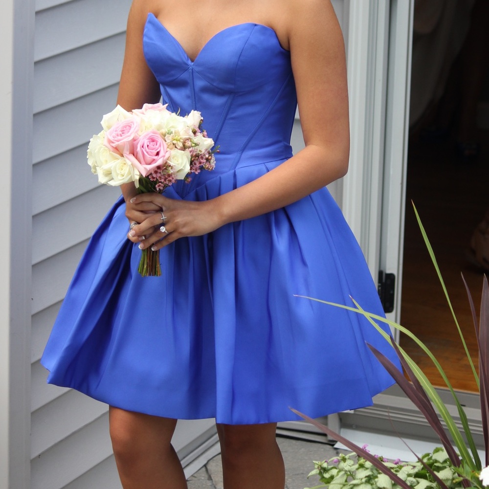 Royal Blue Sherri hill party dress